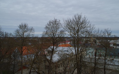 Rakvere, vaade linnale Vallimäelt rephoto