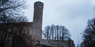 Tallinn, Toompea loss ja Falgi tee. rephoto