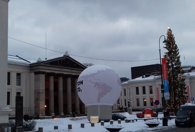 Postkaart: Oslo Ülikool rephoto