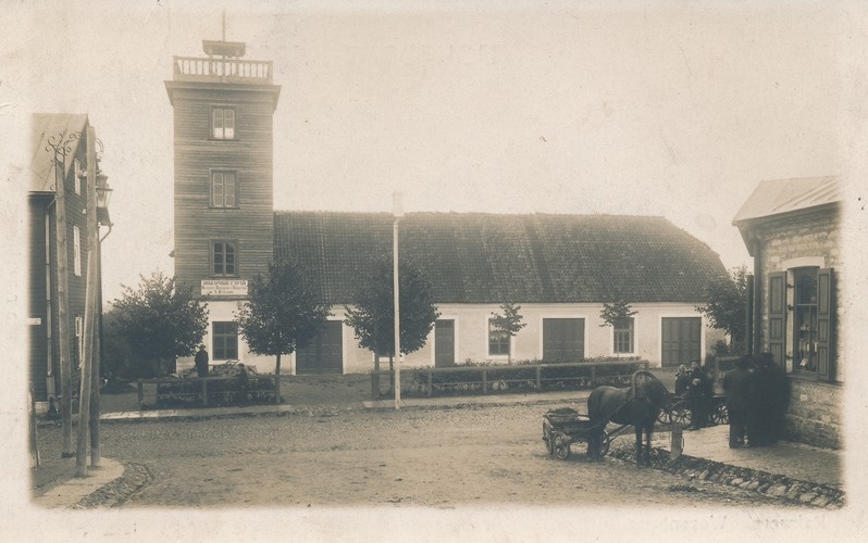 Vaade Rakvere tuletõrjemajale