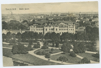 Tallinn, vaade Patkuli trepilt Balti jaamale ja Koplile.  duplicate photo
