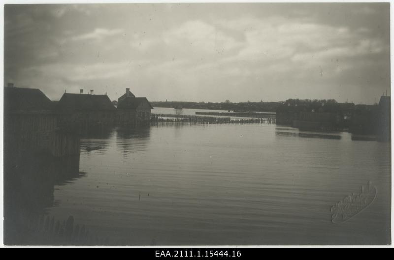 The Garden of the Pärm factory during the flood