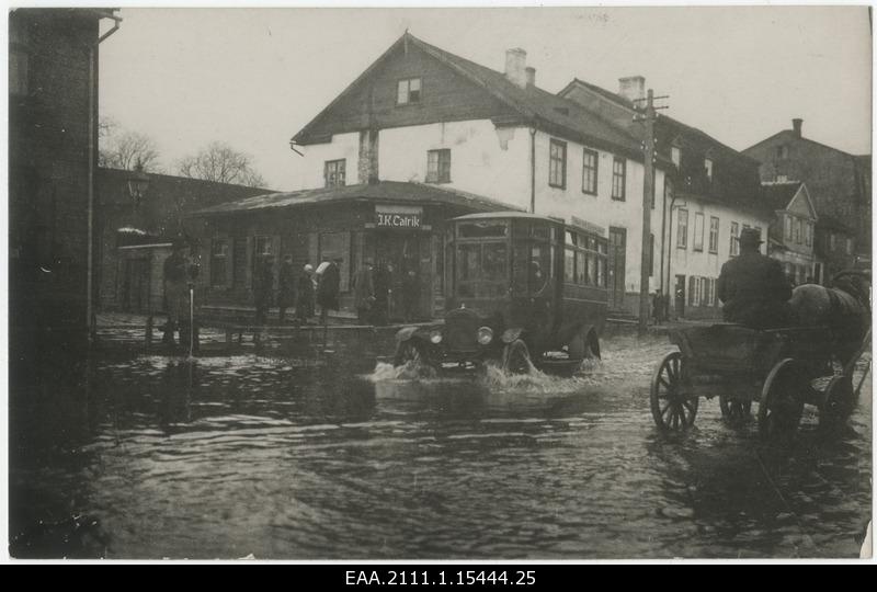 Big water on Tartu Street