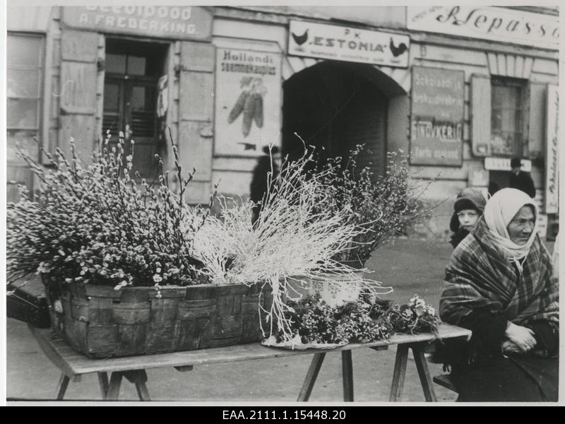 Roots seller in Tartu market