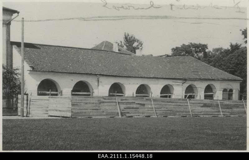 Former meat market basements, instead of which the Bank building of the State was built