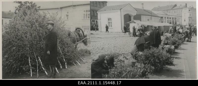 Arrival of summer holidays in Tartu market