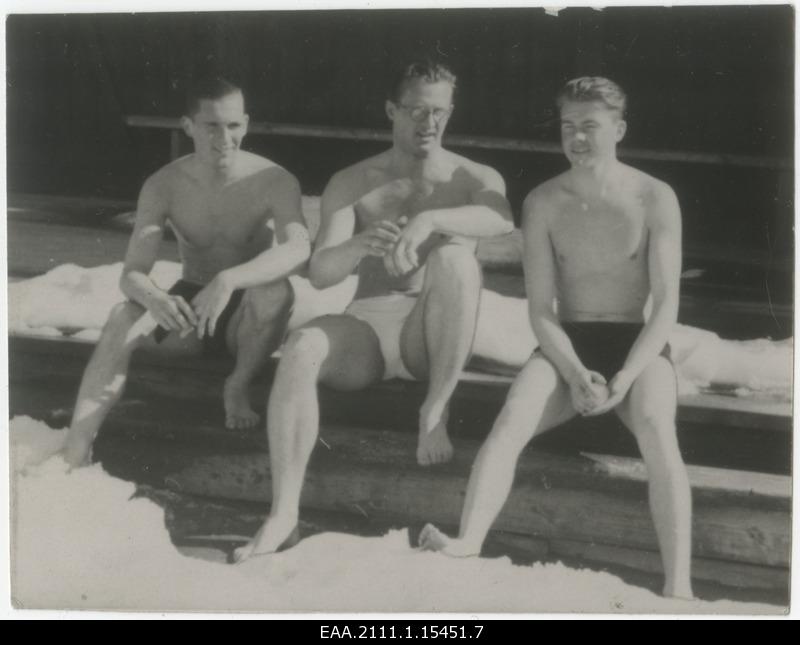 The first sunflowers in Tartu swimming pool