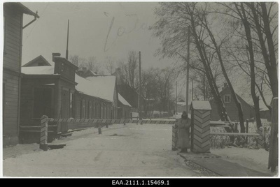 Estonian-Latvian border in Valga  duplicate photo