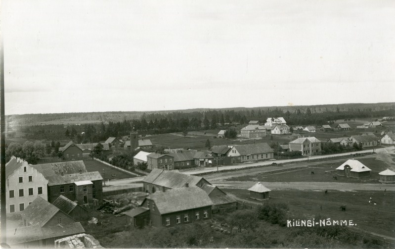 Foto. Kilingi-Nõmme linnulennult. 14.september 1932.a.