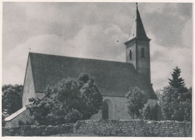 Photo. Kirbla Church. Läänemaa. 1967. Ü. p. m. Arro.  duplicate photo