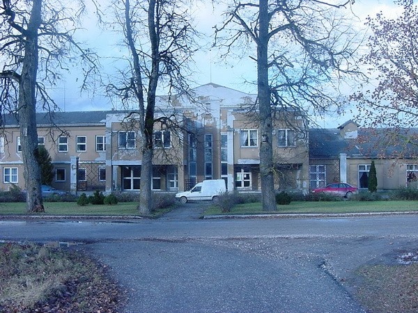 Rapla county of Raikküla new centre building Märjamaa municipality