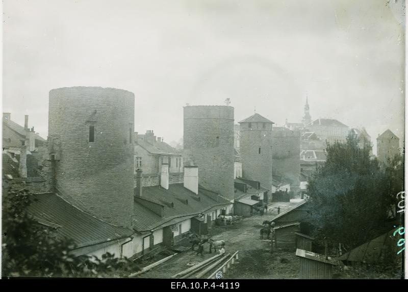 View of the Tallinn City Wall.