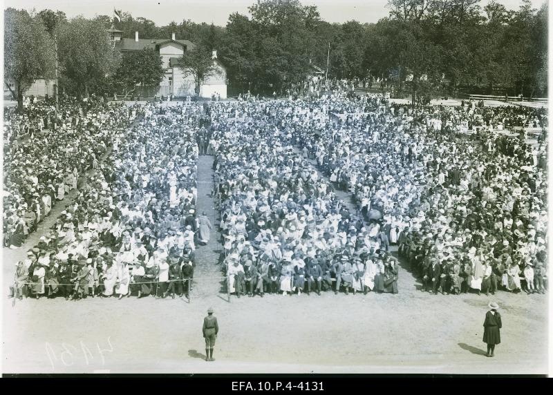 View of the song square during the 10th general song festival.