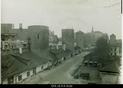 View of the Tallinn City Wall.  duplicate photo