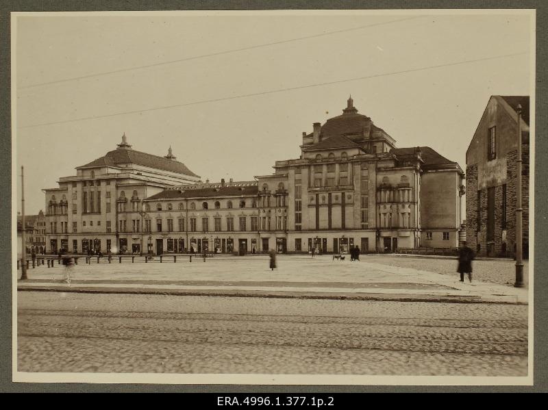 Tallinn city view - Estonia Theatre.