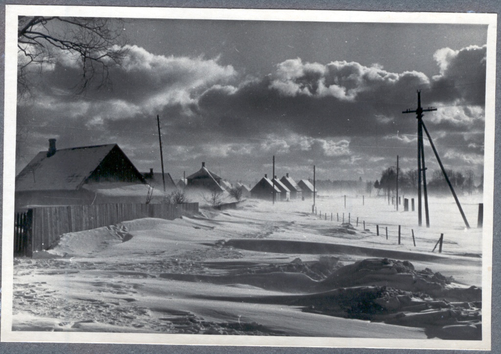 Foto Individuaalelamud Võrusool 1950.aastatel.Foto Hillar Uusi
