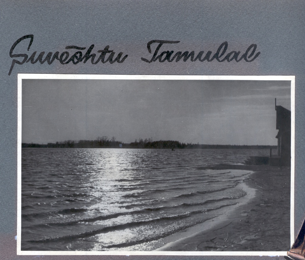 Foto Suveõhtu Tamulal 1950.aastatel .Foto Hillar Uusi.