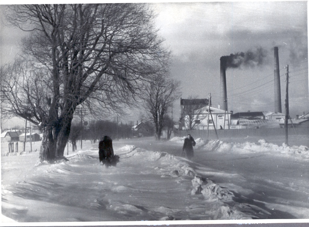Foto Lumetorm Tamula ääres Kreutzwaldi tänaval 1950.aastatel. Foto Hillar Uusi.