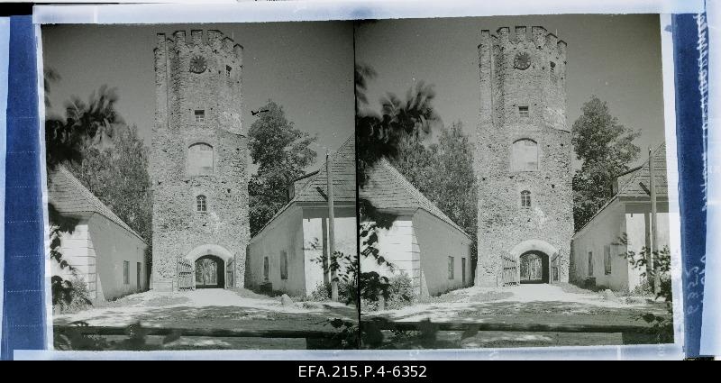 View of the ruins of the Porkuni castle.