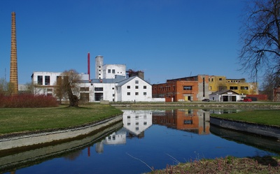 Rakvere, vaade Rahvaaiast tiigile rephoto