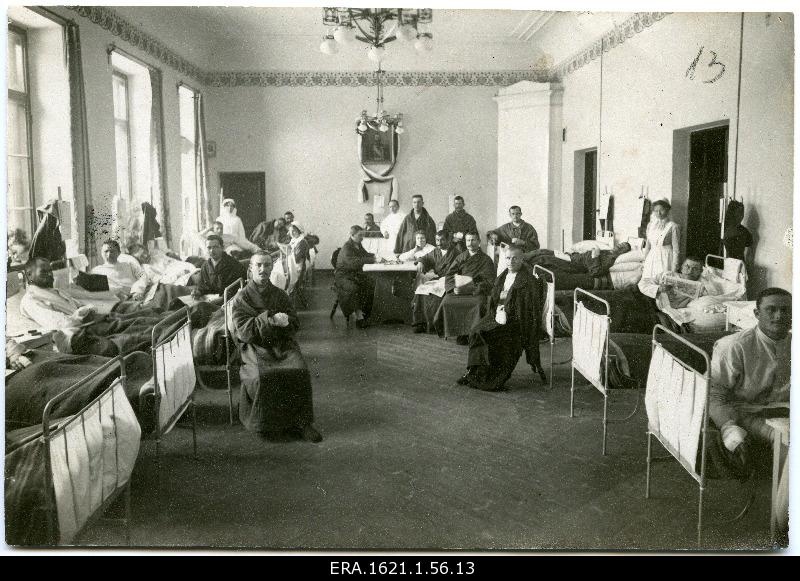 War-injured hospital room in Tartu
