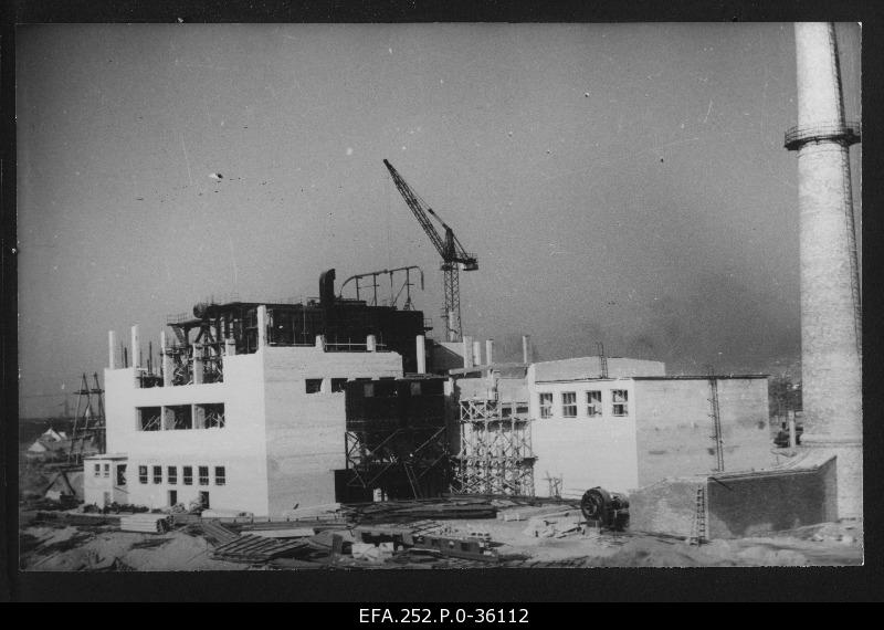 Construction of the building materials factory Männiku.