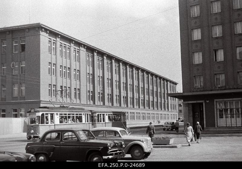 The factory Estonian Cable industrial building on Narva highway.