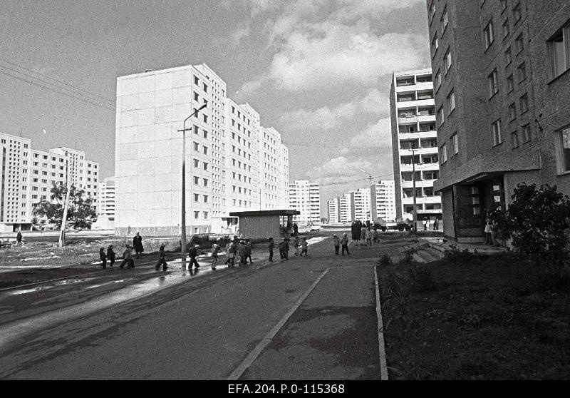 View of Lasnamäe residential district.