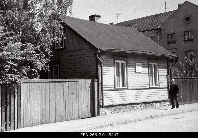 Building Kivimurru Street no. 33, where Viktor Kingissepp lived in the summer of 1919, an outstanding character of the Communist Party of Estonia (Bolshevike).