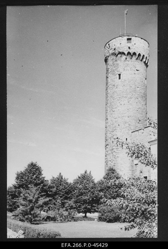 View Toompea Castle on the south side of the so-called castle. The Governor's Garden, where on August 2, 1906, 18 sailors were executed by revolutionary crossroads Pamja Azova.