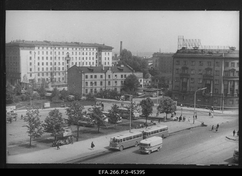 View to the district of the Keskväljaku a. Laikmaa street.