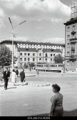 View to the district of the Keskväljaku a. Laikmaa street.  similar photo