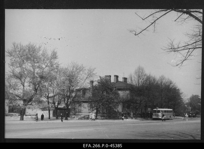 View of the old buildings around the Baltic Station.  similar photo
