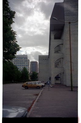 Buildings near the theatre square in Tallinn  similar photo