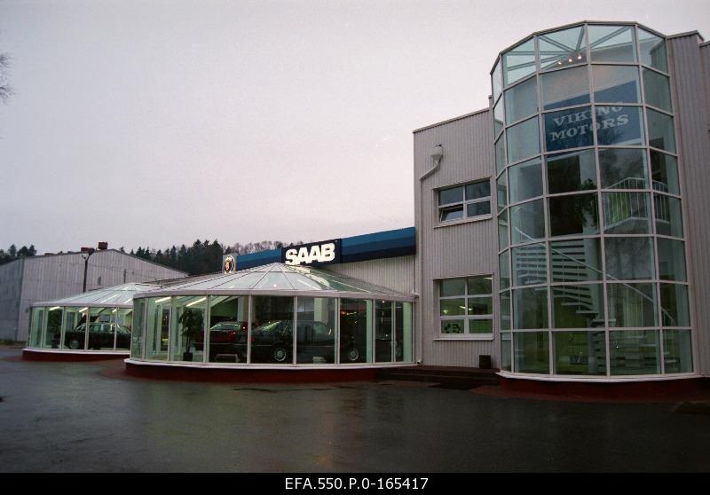 Saab and Volvo car service centre on Pärnu highway.