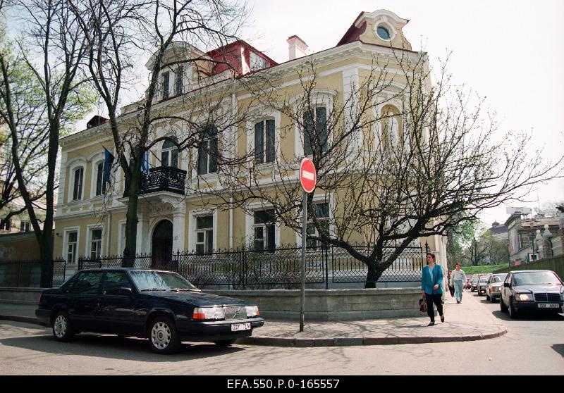 The building of the Tallinn Council in Vana-Viru Street.