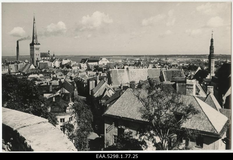 View from Toompea to Tallinn Old Town