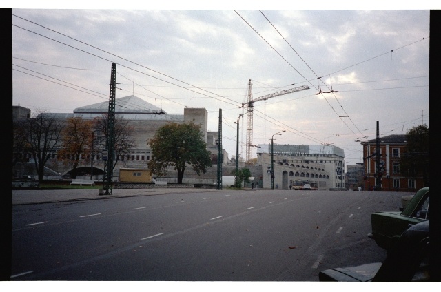 View of the National Library from the Kaarli Road