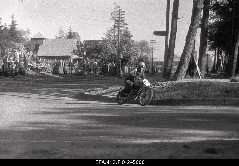 ENSV 1953 Ring Race Premiere, Young 125cm3, Tõnu Karner, Club Spartak
