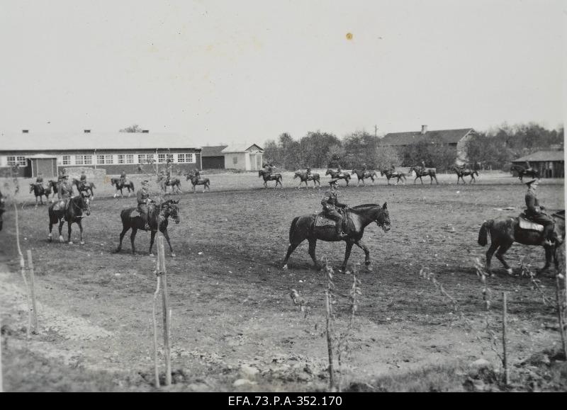 Military Training Accommodations Military School Football officers class flags in the riding class.