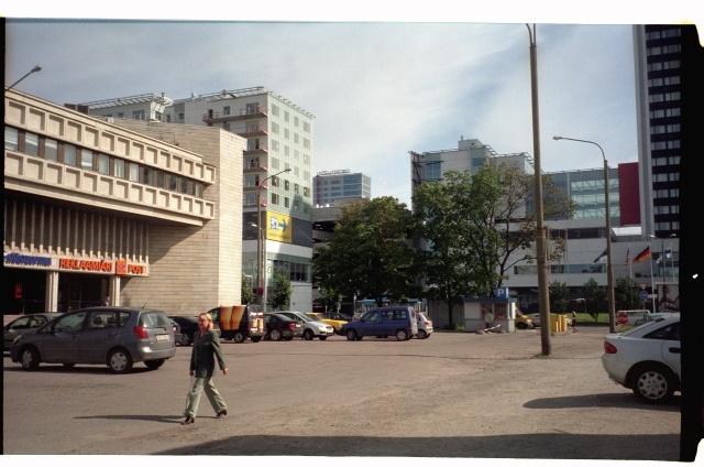 View from Tallinn's main post office towards Narva highway in Tallinn