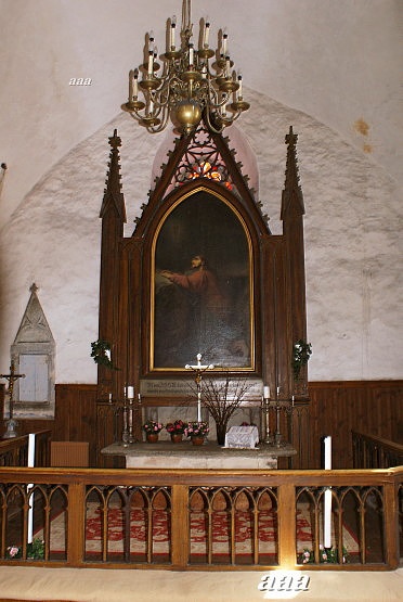 Haljala kiriku altar rephoto