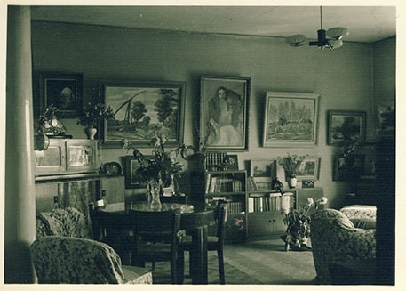 Dermatoveneroloog Maria Ora-Jannseni kodune elutuba