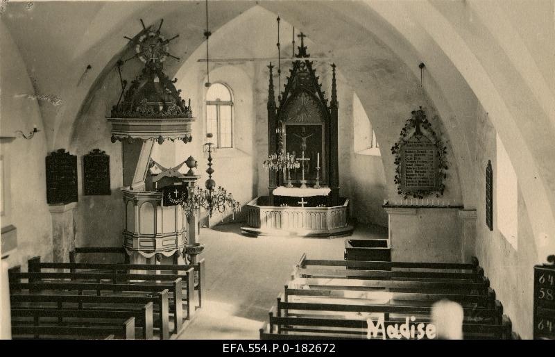 Interior view of the Train-Madise Church.