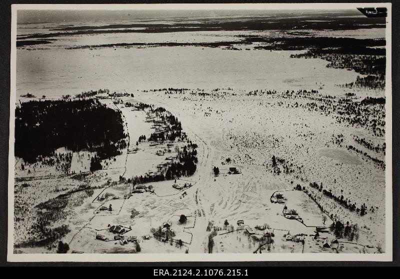 Sämisilla village 5 January 1932. Aerofoto, Captain Tuvikese collection