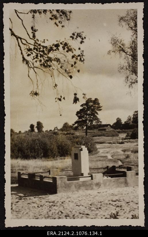Monument of the War of Independence erected at the place of execution of the Bolshevik terror victims in Rakvere