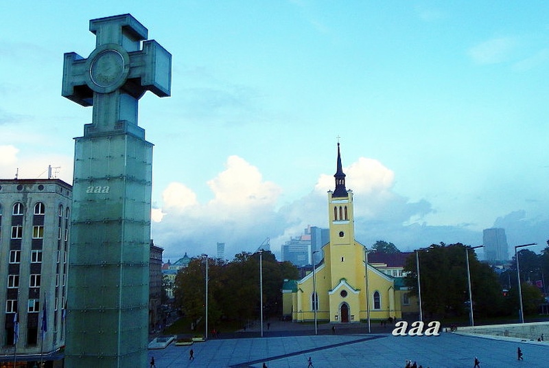 Viewed from Tallinn Harju Mount rephoto