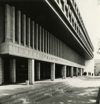 Main post office of Tallinn, view by Narva mnt. Architects Raine Karp, Mati Raigna, interior architect Kirsti Laanemaa, EP  similar photo