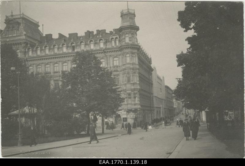 Unidentified street of the large city