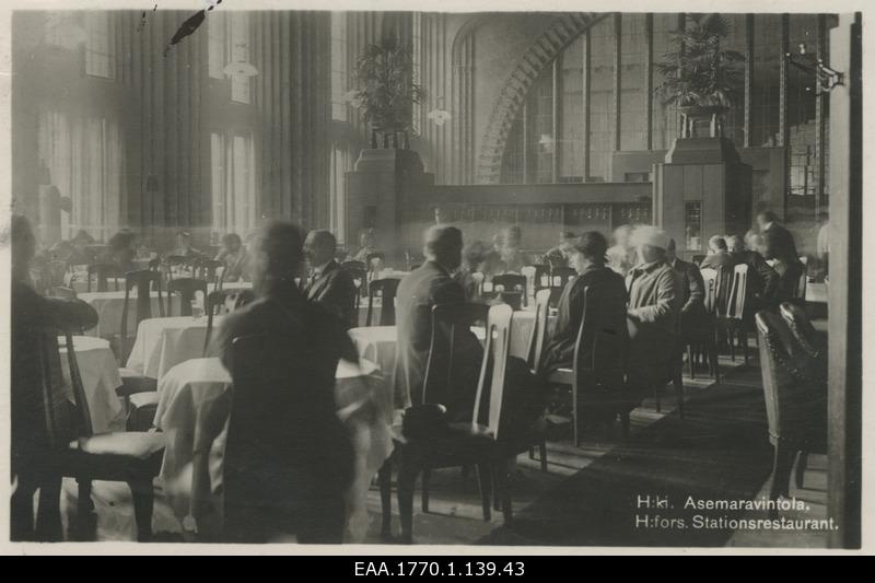 Catering hall of the Helsinki Station Restaurant